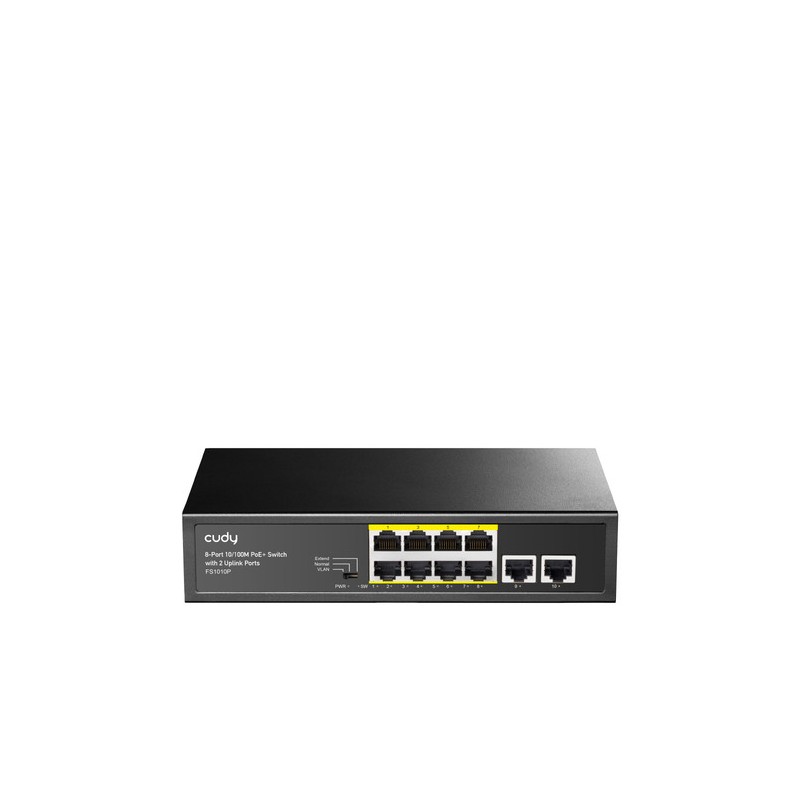 SWITCH 8P 10/100 POE +2P UPLINK 120 W