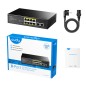 SWITCH 8P 10/100 POE +2P UPLINK 120 W