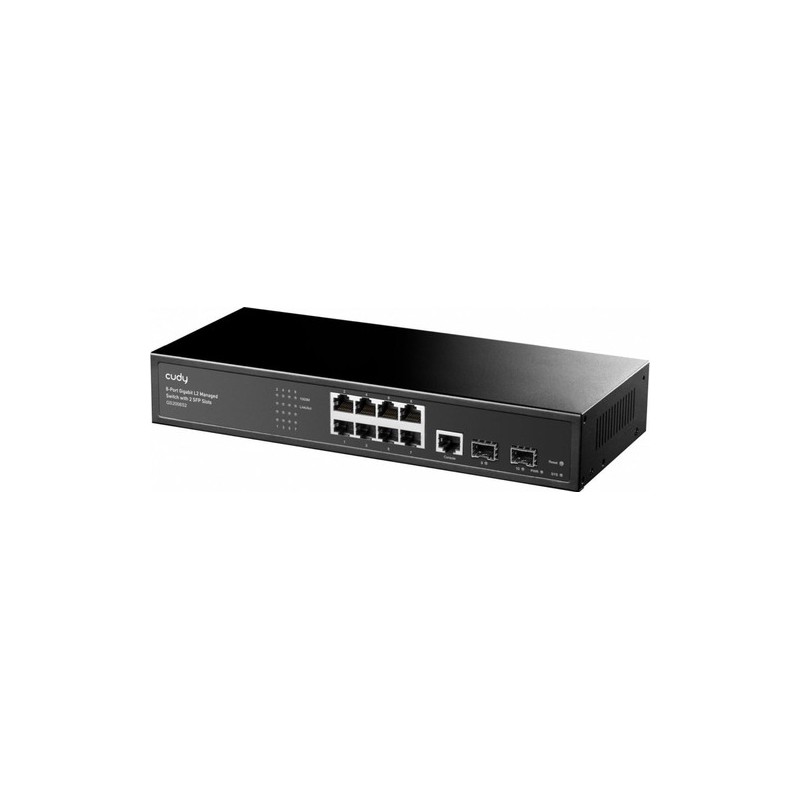 SWITCH 8P GIGABIT LAYER 2 +2 SFP