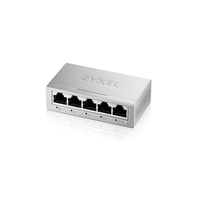 SWITCH 5P GIGABIT ZYXEL METAL CASE 10 GBPS UNMANAGED 5X10/100/1000