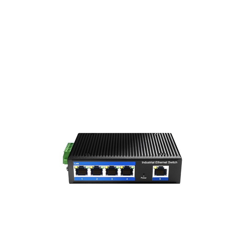 SWITCH 5P GIGABIT POE INDUSTRIAL ME TAL CASE
