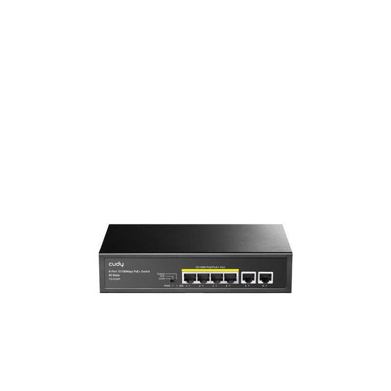 SWITCH 6P 10/100 POE 60W