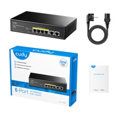 SWITCH 6P 10/100 POE 60W