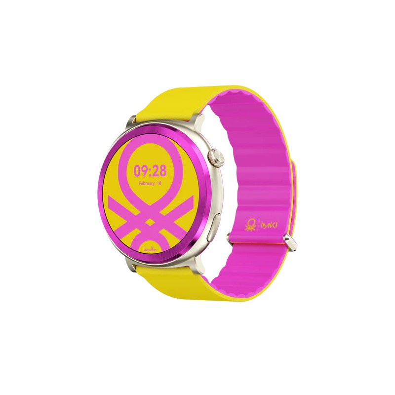 IMIKI Smartwatch Holo 2 x Benetton Lemon rose