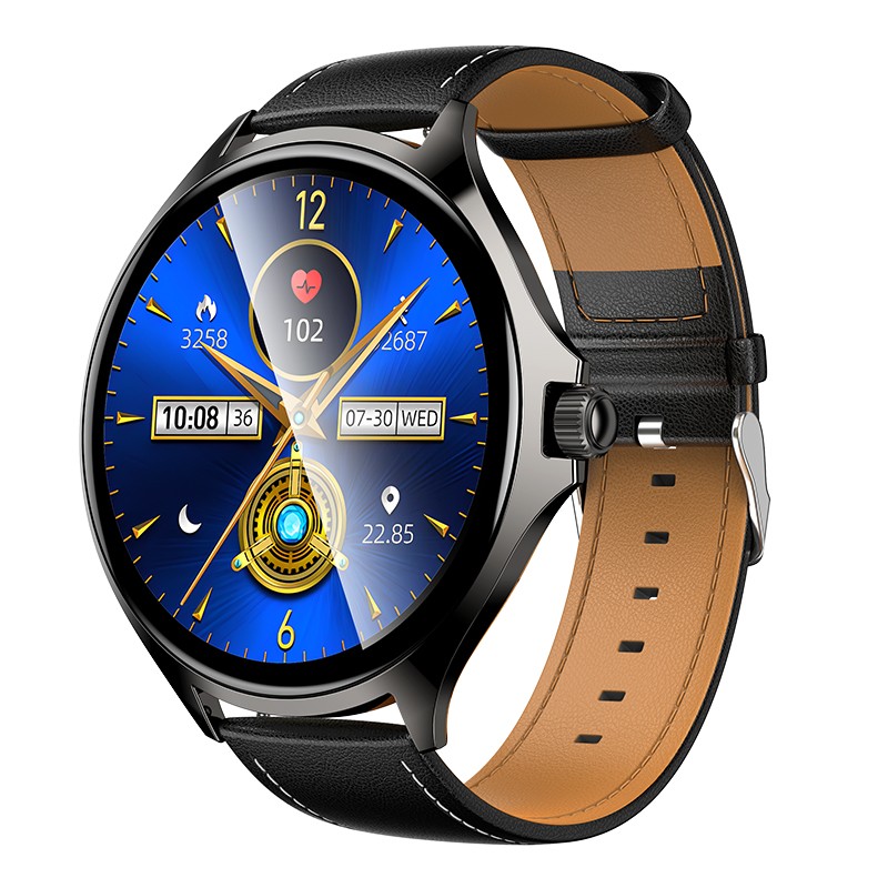 Smartwatch Ultraslim Hoco Y39 con suporto chiamata black - IP67, GPS, SpO2, Heart Rate