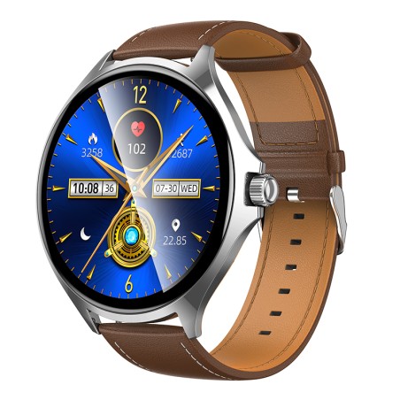 Smartwatch Ultraslim Hoco Y39 con suporto chiamata silver - IP67, GPS, SpO2, Heart Rate