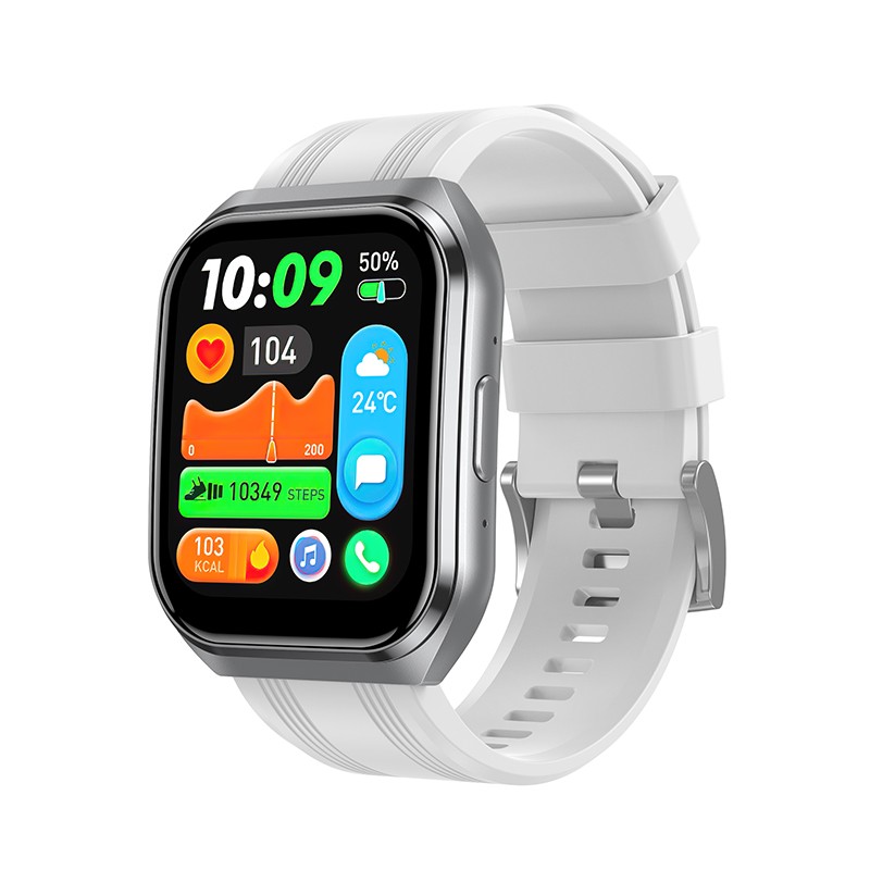 Smarwatch Hoco Y44 con supporto chiamata silver - IP68, SpO2, Heart Rate