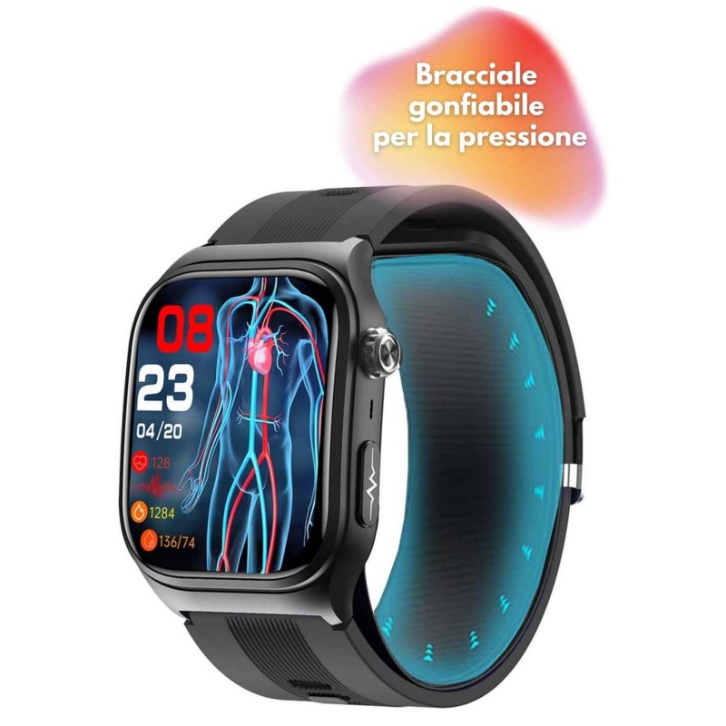 SAIET Check UP Watch - Monitoraggio Pressione ed ECG