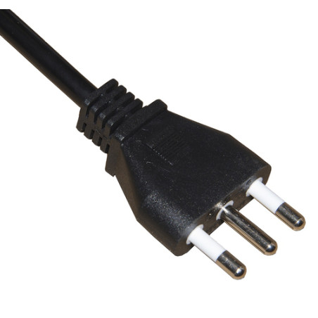 PRESA MULTIPLA LINK 6 SCHUKO CON INTERRUTTORE CAVO 1,5MT NERA