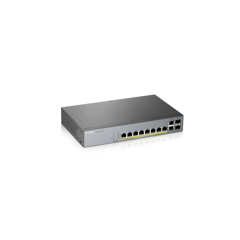 SWITCH 12P CCTV GS1350-12HP 8P POE 2P SFP 2GBT UPLINK