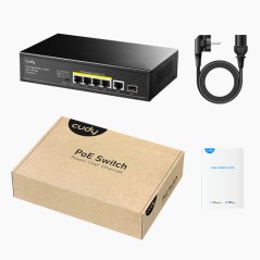 SWITCH 5P GIGABIT POE+ +1P SFP 120W