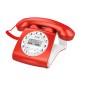 TIM Sirio Classico Telefono analogico Identificatore di chiamata Rosso, Bianco