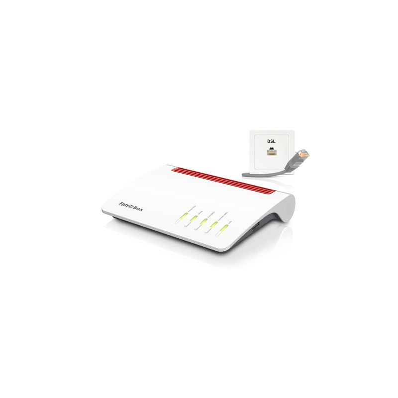 Box FRITZ! 7590 router wireless Gigabit Ethernet Dual-band (2.4 GHz/5 GHz) Bianco