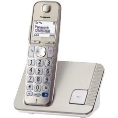 Panasonic KX-TGE210JTN telefono Telefono DECT Identificatore di chiamata Champagne