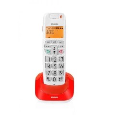 TIM Brondi Bravo Bright Telefono DECT Identificatore di chiamata Rosso