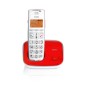 TIM Brondi Bravo Gold 2 Telefono DECT Identificatore di chiamata Rosso, Bianco