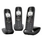 Gigaset AS405 Trio Telefono analogico/DECT Identificatore di chiamata Nero