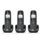 Gigaset AS405 Trio Telefono analogico/DECT Identificatore di chiamata Nero