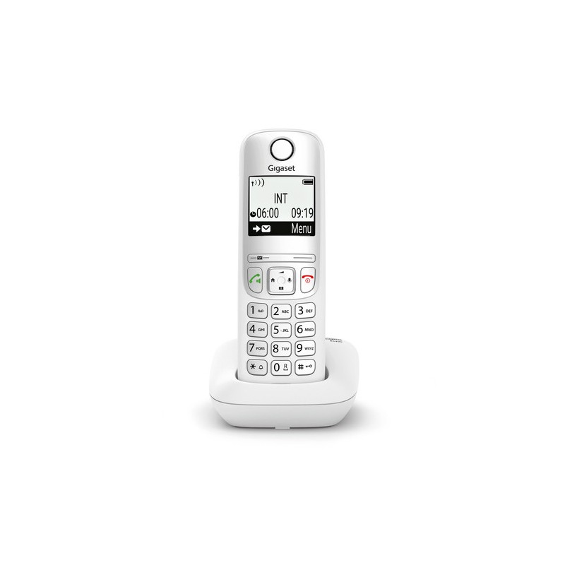 Gigaset AS490 Telefono analogico/DECT Identificatore di chiamata Bianco