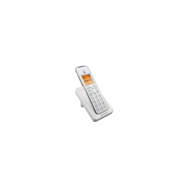 Motorola CD201 telefono Telefono DECT Identificatore di chiamata Bianco