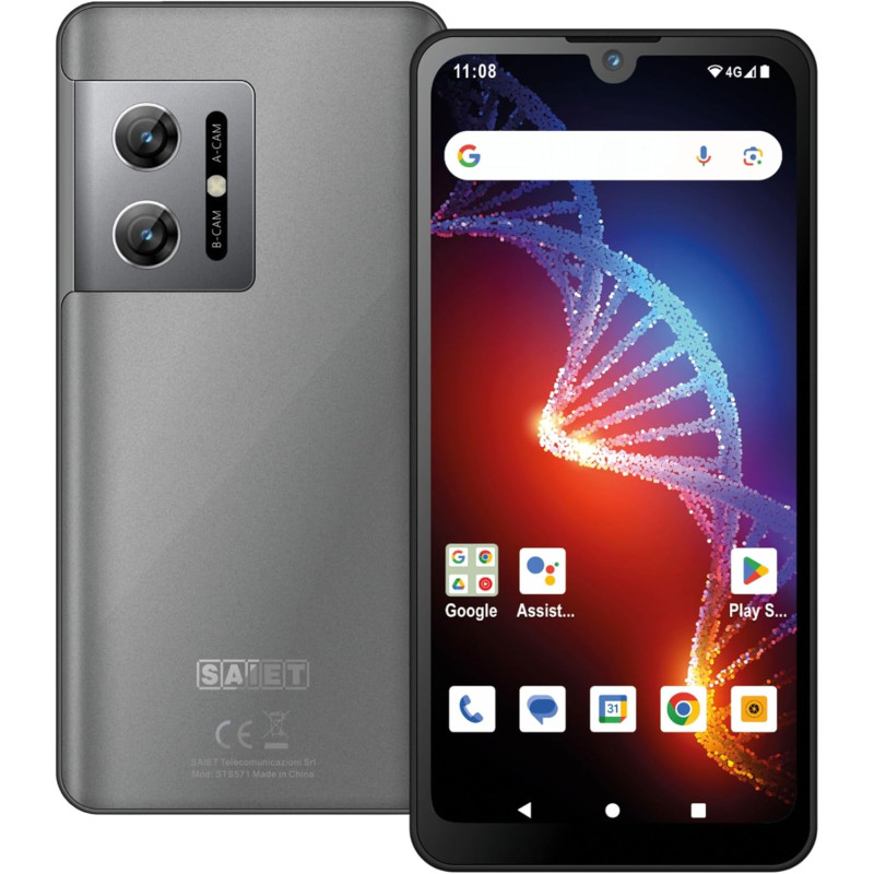 SAIET Pocketphone STS571 Grafite 4+64GB