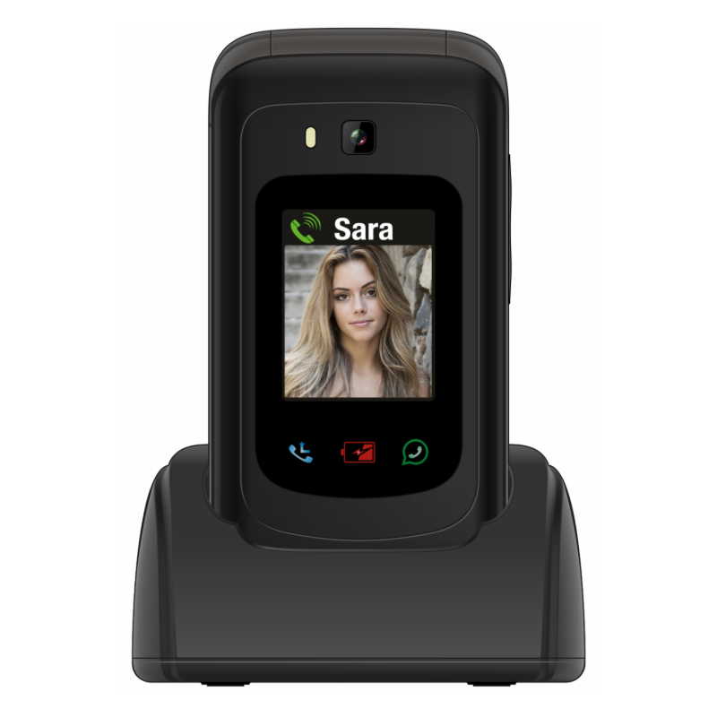 SAIET LINK4+ NERO - con  tasto Whatsapp dedicato