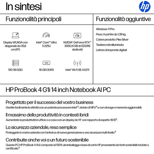 HP ProBook 4 G1i 14 AI PC