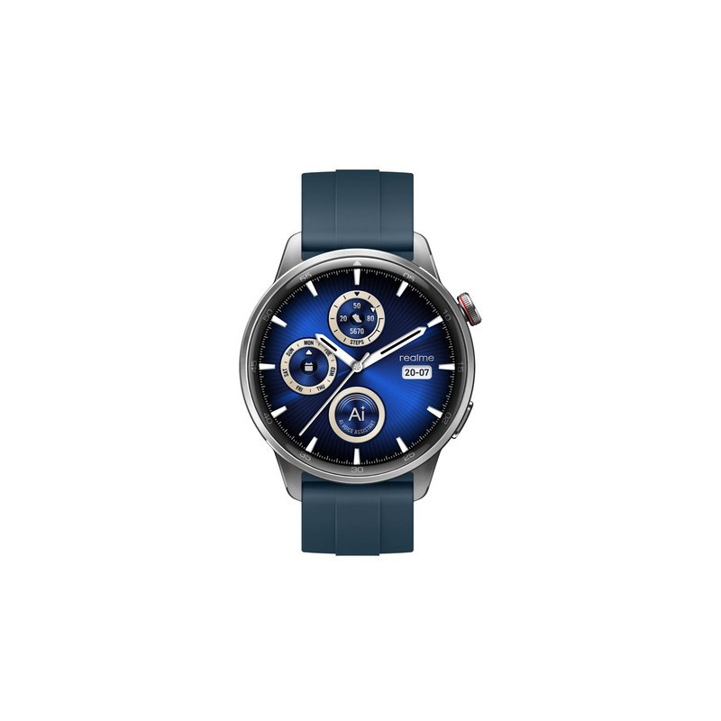 realme Watch S2 3,63 cm (1.43") AMOLED Digitale 466 x 466 Pixel Touch screen Argento