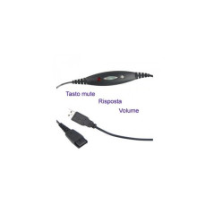 Cavo USB per cuffie Jabra Ezlight USB-A