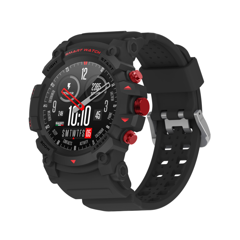 SAIET W4RR1OR - Smartwatch IP68