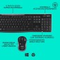 TASTIERA MK270 LOG WIRELESS+MOUSE NERA USB RETAIL