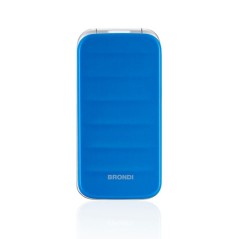 Brondi Fox 4,5 cm (1.77") 74 g Blu, Argento Telefono cellulare basico