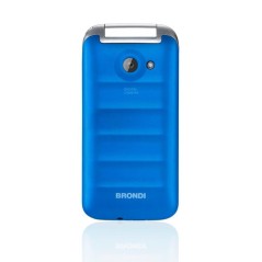 Brondi Fox 4,5 cm (1.77") 74 g Blu, Argento Telefono cellulare basico
