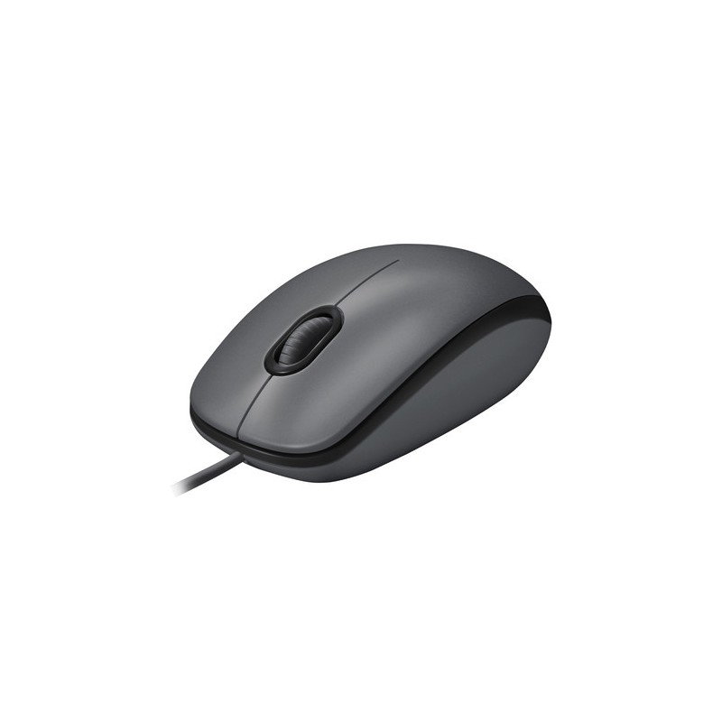 MOUSE M100 LOG USB BLACK USB A CAVO 1,8MT