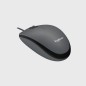 MOUSE M100 LOG USB BLACK USB A CAVO 1,8MT