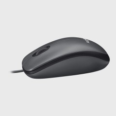 MOUSE M100 LOG USB BLACK USB A CAVO 1,8MT