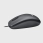 MOUSE M100 LOG USB BLACK USB A CAVO 1,8MT