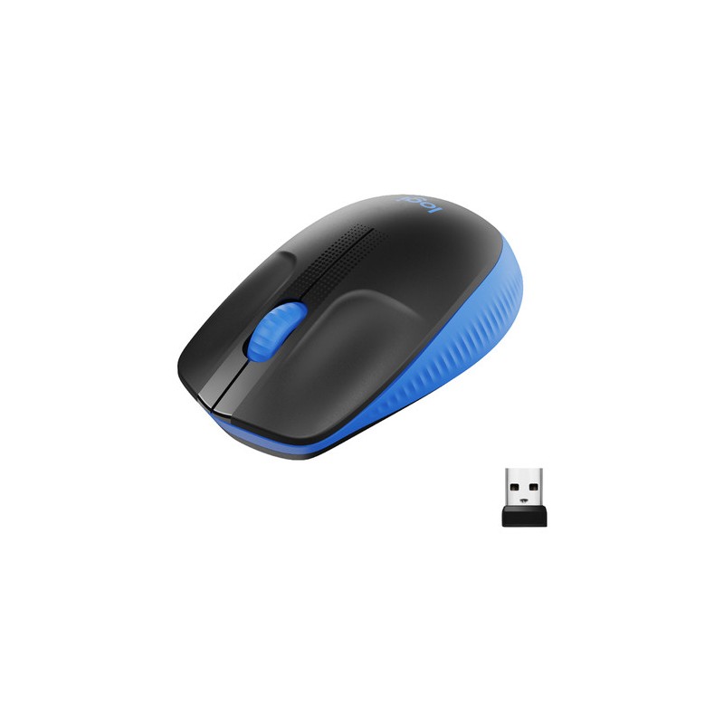 MOUSE M190 LOG CORDLESS NERO/BLU LOGITECH USB