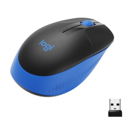 MOUSE M190 LOG CORDLESS NERO/BLU LOGITECH USB