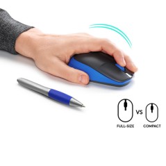 MOUSE M190 LOG CORDLESS NERO/BLU LOGITECH USB