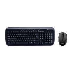 Adj KW118 tastiera Mouse incluso Universale RF Wireless QWERTY Italiano Nero