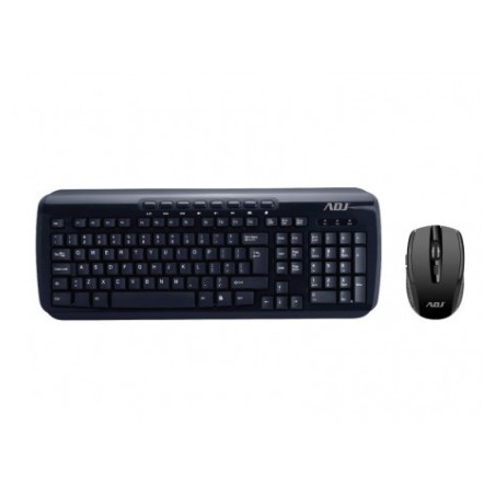 Adj KW118 tastiera Mouse incluso Universale RF Wireless QWERTY Italiano Nero
