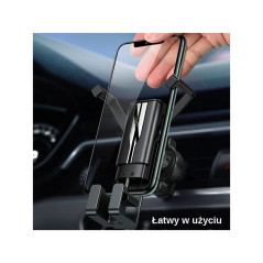 USAMS SUPPORTO AUTO RETRATTILE - NERO