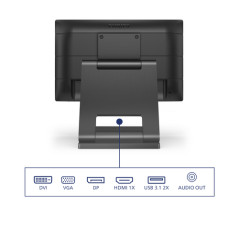 15,6  16:9, TOUCH SCREEN VGA DVI DP HDMI USB