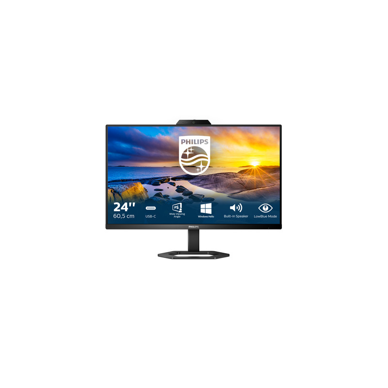23,8  USB-C MONITOR,WEBCAM E MICROFONO HDMI-DP-USB