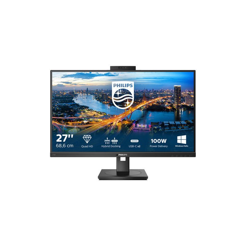 Philips B Line 276B1JH/00 Monitor PC 68,6 cm (27") 2560 x 1440 Pixel Quad HD LCD Nero