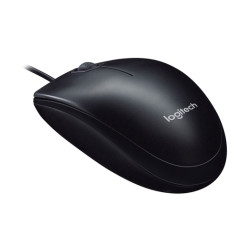 MOUSE M90 LOG BLACK CON FILO USB 910-001793 NERO