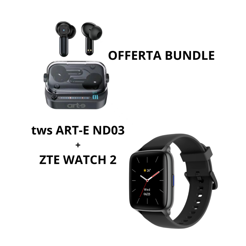 Bundle Arte ND03 TWS + ZTE WATCH LIVE 2 BLACK