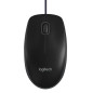 MOUSE B100 LOG OEM USB BK NERO CON SCROLLING