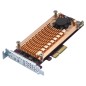 DUAL M.2 22110 2280 PCIE SSD  CARD  PCIE GEN2 X4